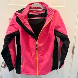 Women’s Heated Jacket Pink Black Size Large No Battery